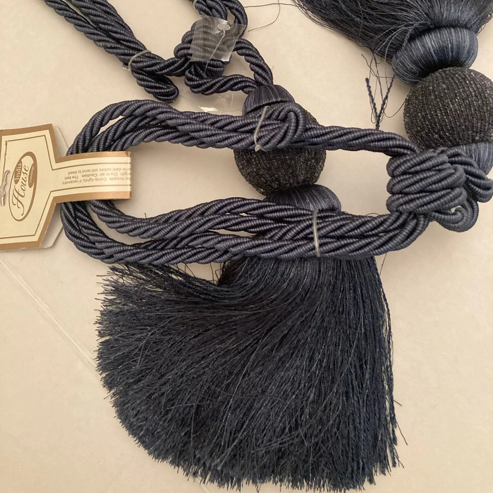 Large  Curtain Tassel Tiebacks handmade